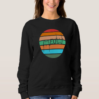 Sonnenuntergang Miezekatze Sweatshirt