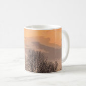 Sonnenuntergang mit Bare Trees Kaffeetasse (VorderseiteRechts)