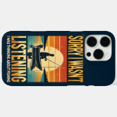 Sonnenuntergang mit Blick auf den Fischfang Case-Mate iPhone Hülle (Rückseite (Horizontal))