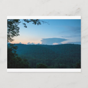 Sonnenuntergang mit Blick auf die Mohican Gorge, O Postkarte