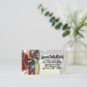 Sonnenuntergang mit der Visitenkarte Palm Tree Str (Stehend Vorderseite)