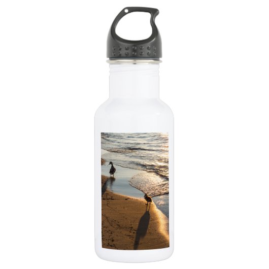 Sonnenuntergang mit Mami Trinkflasche (Vorderseite)