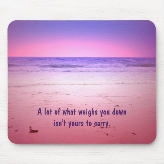 Sonnenuntergang mit Mausklick Mousepad (Vorne)