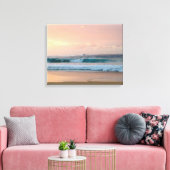 Sonnenuntergang mit Meer Leinwanddruck (Insitu (Wohnzimmer))
