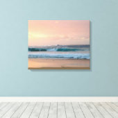 Sonnenuntergang mit Meer Leinwanddruck (Insitu (Holzboden))