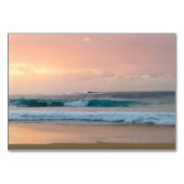 Sonnenuntergang mit Meer Tischnummer (Rückseite)