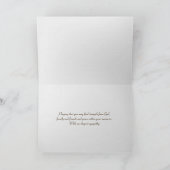 Sonnenuntergang mit Möwen zum Beileid Karte (Innenseite)