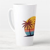 Sonnenuntergang mit Palmen Trees Vector-98802 Milchtasse (Linke Ecke)
