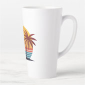 Sonnenuntergang mit Palmen Trees Vector-98802 Milchtasse (Rechts)