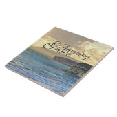 Sonnenuntergang mit phantastischer Grace Ocean Vie Fliese (Seite)