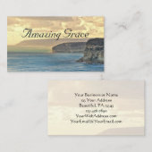 Sonnenuntergang mit phantastischer Grace Ocean Vie Visitenkarte (Vorne/Hinten)