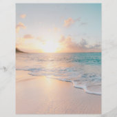 Sonnenuntergang mit sanften Waves, Name/Info, Vs 3 (Rückseite)