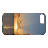 Sonnenuntergang mit Segelbooten Tropical Landscape Case-Mate iPhone Hülle (Rückseite (Horizontal))