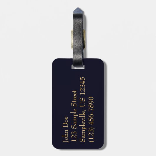 Sonnenuntergang mit Segelbooten Tropical Landscape Gepäckanhänger (Rückseite vertikal)