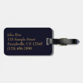 Sonnenuntergang mit Segelbooten Tropical Landscape Gepäckanhänger (Rückseite horizontal)