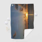 Sonnenuntergang mit Segelbooten Tropical Landscape Golfhandtuch (Insitu)