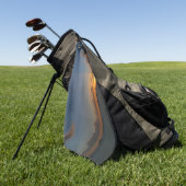 Sonnenuntergang mit Segelbooten Tropical Landscape Golfhandtuch (Gras)