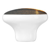 Sonnenuntergang mit Segelbooten Tropical Landscape Keramikknauf (Seitenansicht)