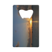Sonnenuntergang mit Segelbooten Tropical Landscape Kreditkarten Flaschenöffner (Vorderseite)