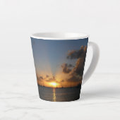 Sonnenuntergang mit Segelbooten Tropical Landscape Milchtasse (Rechte Ecke)