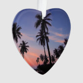 Sonnenuntergang mit Sonnenuntergang im tropischen Ornament (Vorderseite)