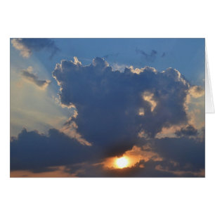 Sonnenuntergang mit Teacup Cloud Formation von STa