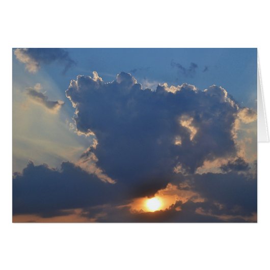 Sonnenuntergang mit Teacup Cloud Formation von STa (Vorderseite (Horizontal))