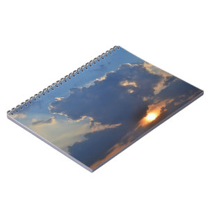 Sonnenuntergang mit Teacup Cloud Formation von STa Notizblock