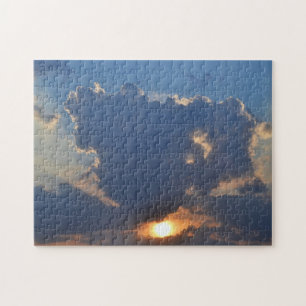 Sonnenuntergang mit Teacup Cloud Formation von STa Puzzle