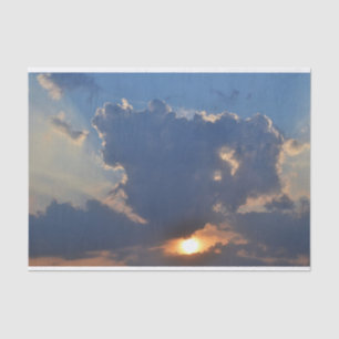 Sonnenuntergang mit Teacup Cloud Formation von STa Seidenpapier