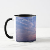 Sonnenuntergang mit Text - Tasse 325ml (Links)