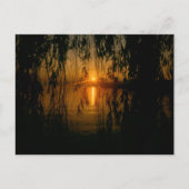 Sonnenuntergang Montreux Postkarte (Vorderseite)