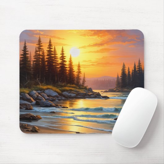 Sonnenuntergang Mousepad (Mit Mouse)