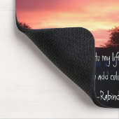 Sonnenuntergang Mousepad (Ecke)