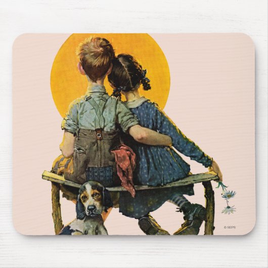 Sonnenuntergang Mousepad (Vorne)