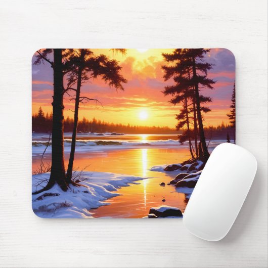 Sonnenuntergang Mousepad (Mit Mouse)