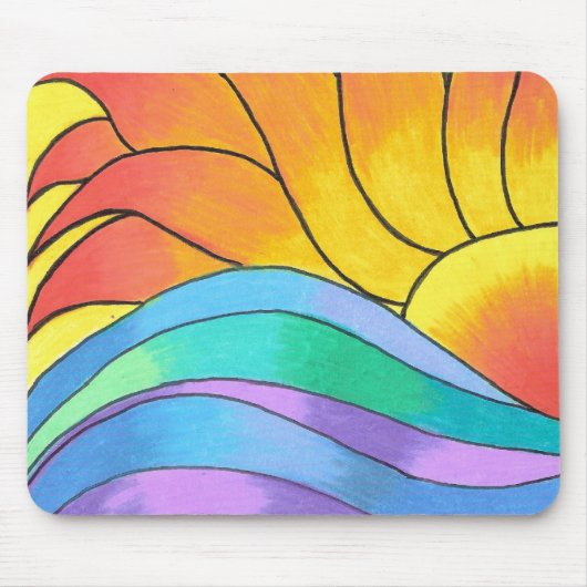 Sonnenuntergang - Mousepad (Vorne)