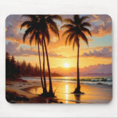 Sonnenuntergang Mousepad (Vorne)