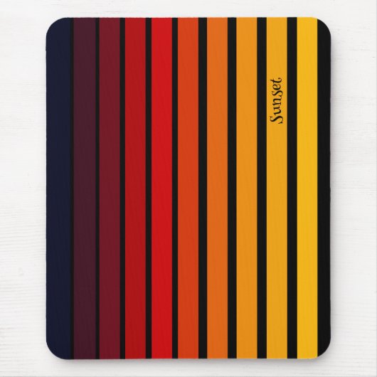 Sonnenuntergang Mousepad (Vorne)