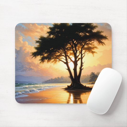 Sonnenuntergang Mousepad (Mit Mouse)
