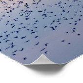 Sonnenuntergang-Murmuration-Poster Poster (Ecke)