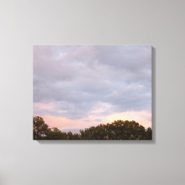 Sonnenuntergang nach dem Sturm Leinwanddruck