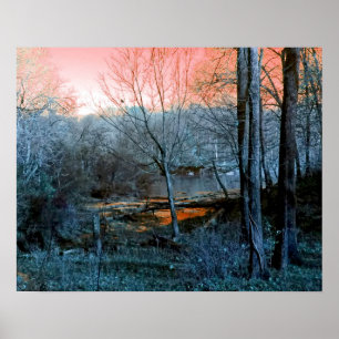 Sonnenuntergang Naht Poster