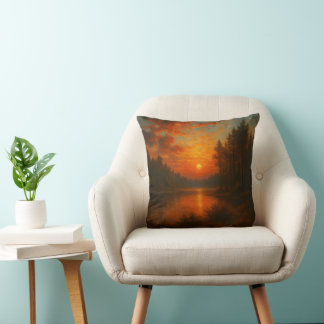 Sonnenuntergang - Naturlich Inspiriert Akzent Kissen