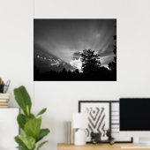 Sonnenuntergang/Noir, Poster (Heimbüro)