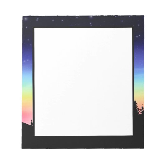 Sonnenuntergang Notizblock (Vorderseite)