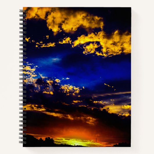 Sonnenuntergang Notizblock (Vorderseite)