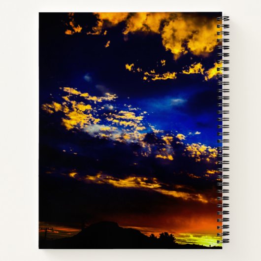 Sonnenuntergang Notizblock (Rückseite)