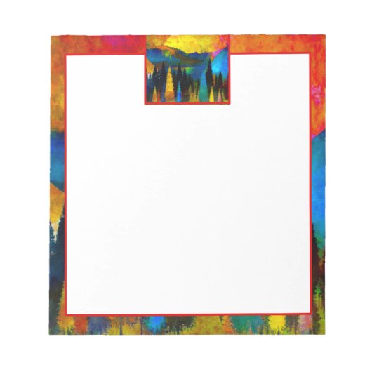 Sonnenuntergang Notizblock (Vorderseite)