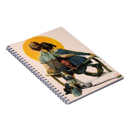 Sonnenuntergang Notizblock (Rechte Seite)